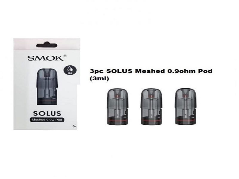 Smok - Solus Meshed 0.9ohm Pod 3Pcs/Pack