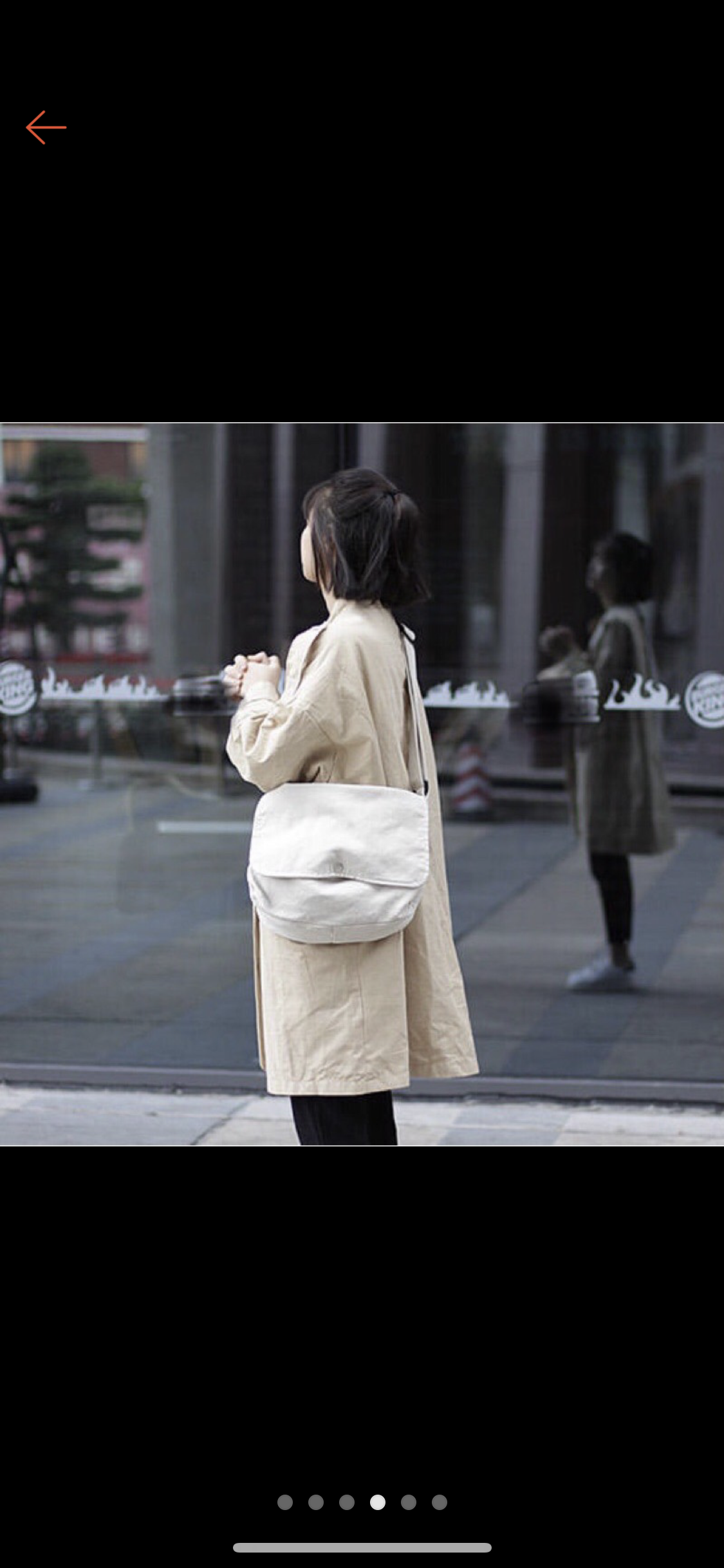 29. Tas selempang kanvas