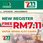Trusted👍🏾✨711CUCI✨ 🔥Free Register RM7.11 & Welcome Bonus 70%🔥