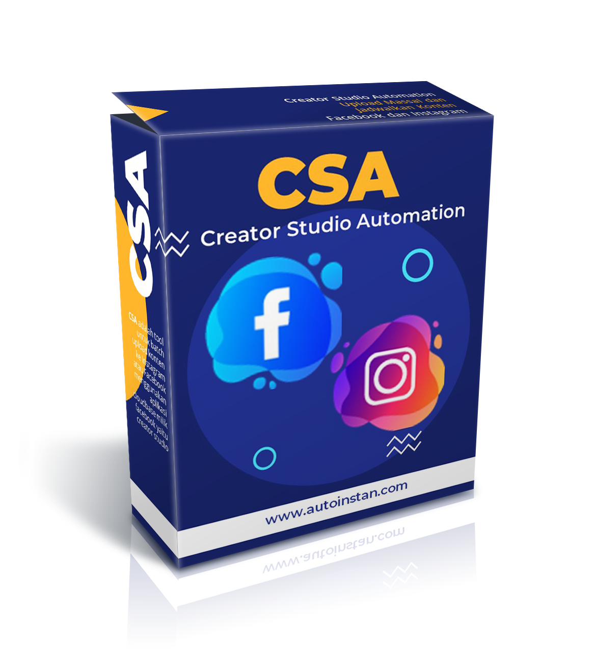 3. CSA (Creator Studio Automation) - Tools Untuk Automatisasi Semua Kegiatan Kita Di Creator Studio Facebook (Instagram / FB Fanspage)