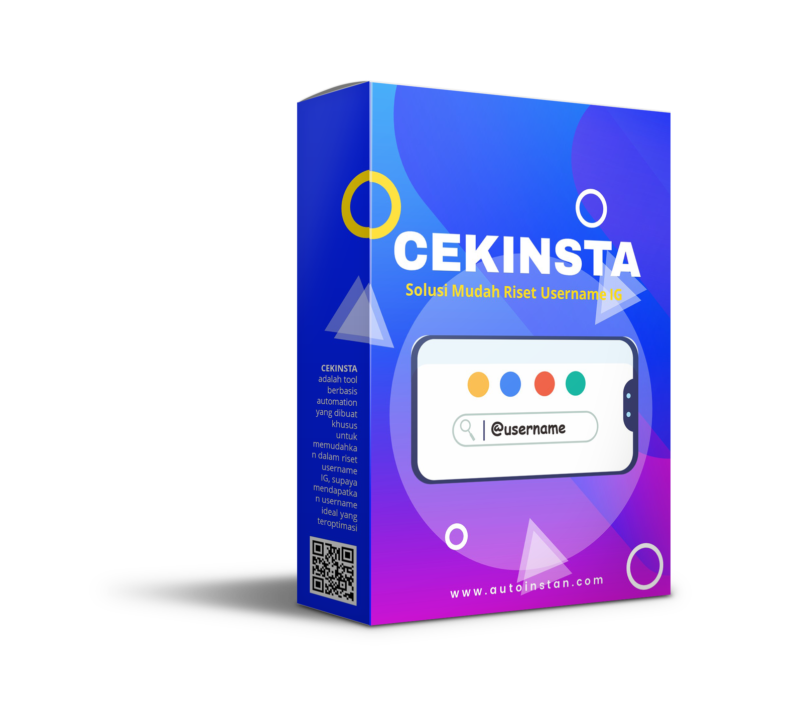 5. Cekinsta - Tool berbasis automation untuk meriset username Instagram potensial