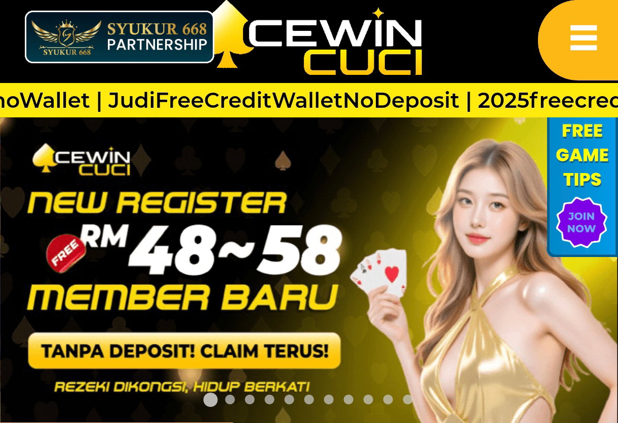 Acewincuci | New Register Free Credit RM48 | 365 Day Free Credit RM10 | 100% Trusted