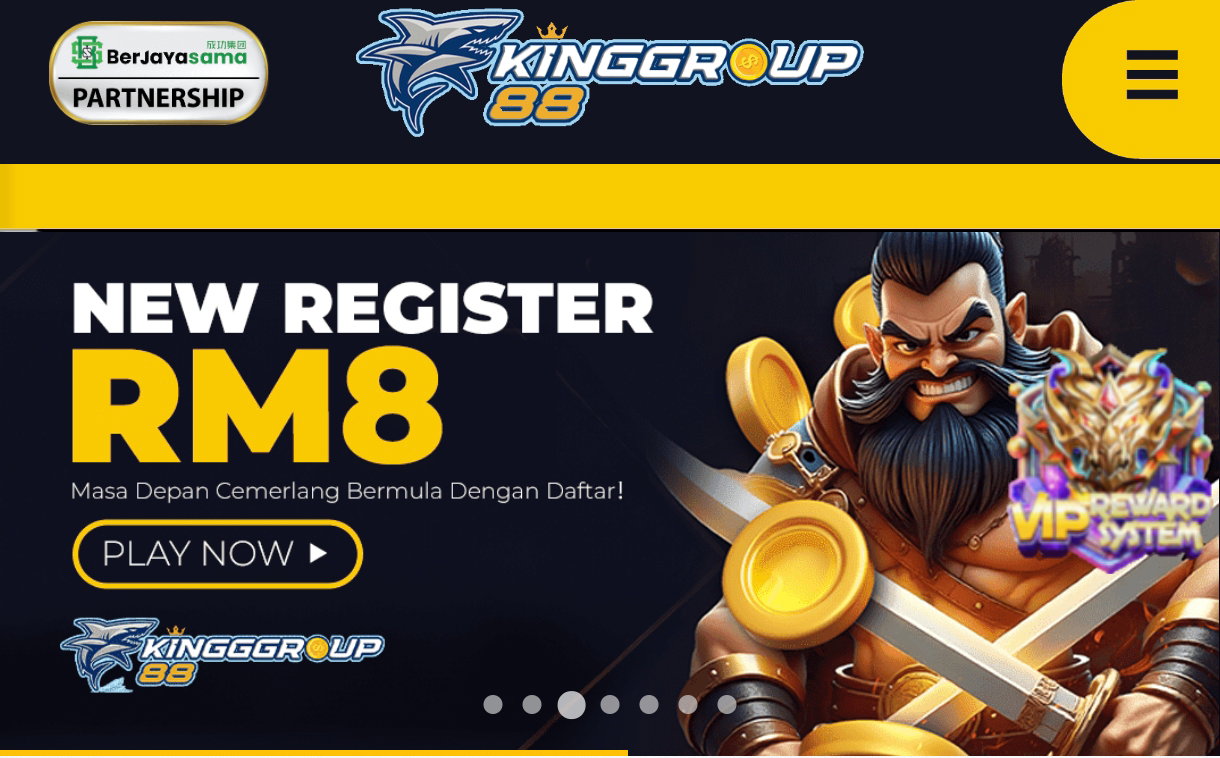 Kinggroup88 | New Register Free Credit RM8 | 50% Welcome Bonus | 100% Trusted