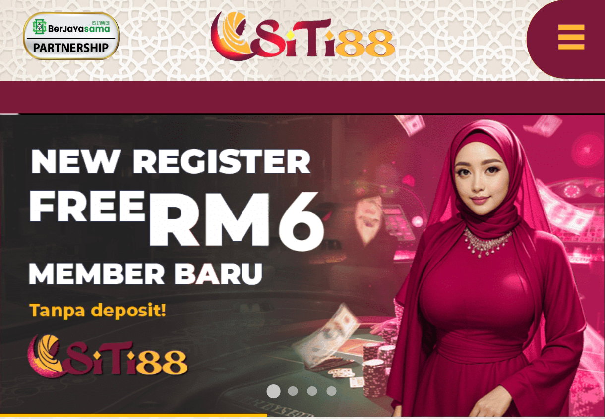 Siti88 | New Member Free Credit RM6 | 365 Day Free Credit RM5 | 100% Trusted