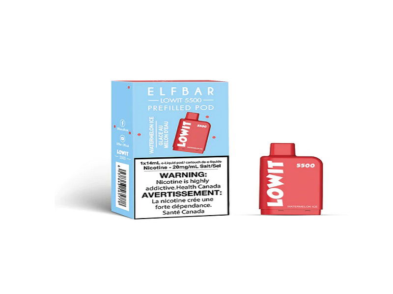 Elf Bar Lowit 5500 Puff Prefilled Pod - 10ct