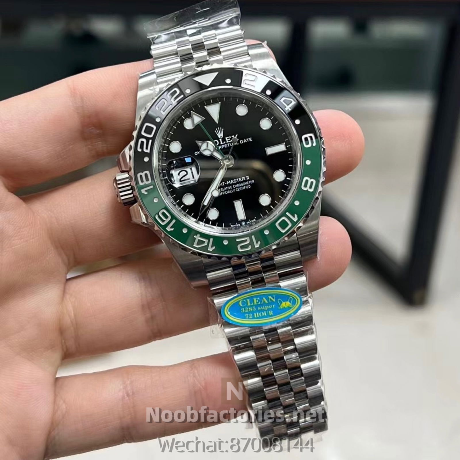 【2個款式，帶圖詢價】Clean廠C廠勞力士126720左撇子雪碧圈GMT系列_N廠官方旗艦店_N廠_仿錶_復刻錶_精仿錶_高仿手錶