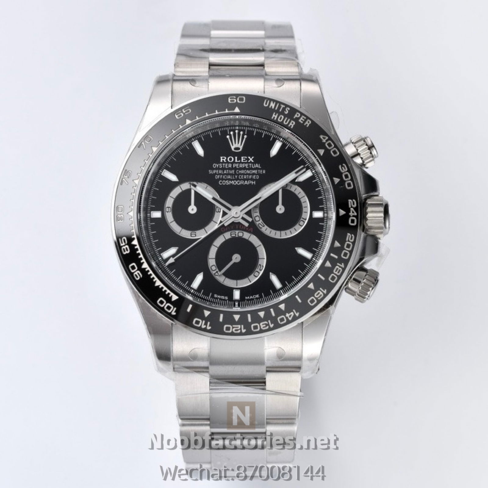Clean廠新品勞力士126500迪通拿系列黑面 裝載上海4131機芯_N廠官方旗艦店_N廠_仿錶_復刻錶_精仿錶_高仿手錶