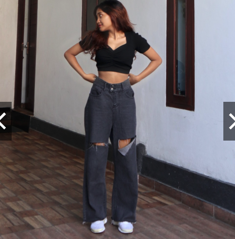 No 10 Celana Highwaist Ripped Jeans 