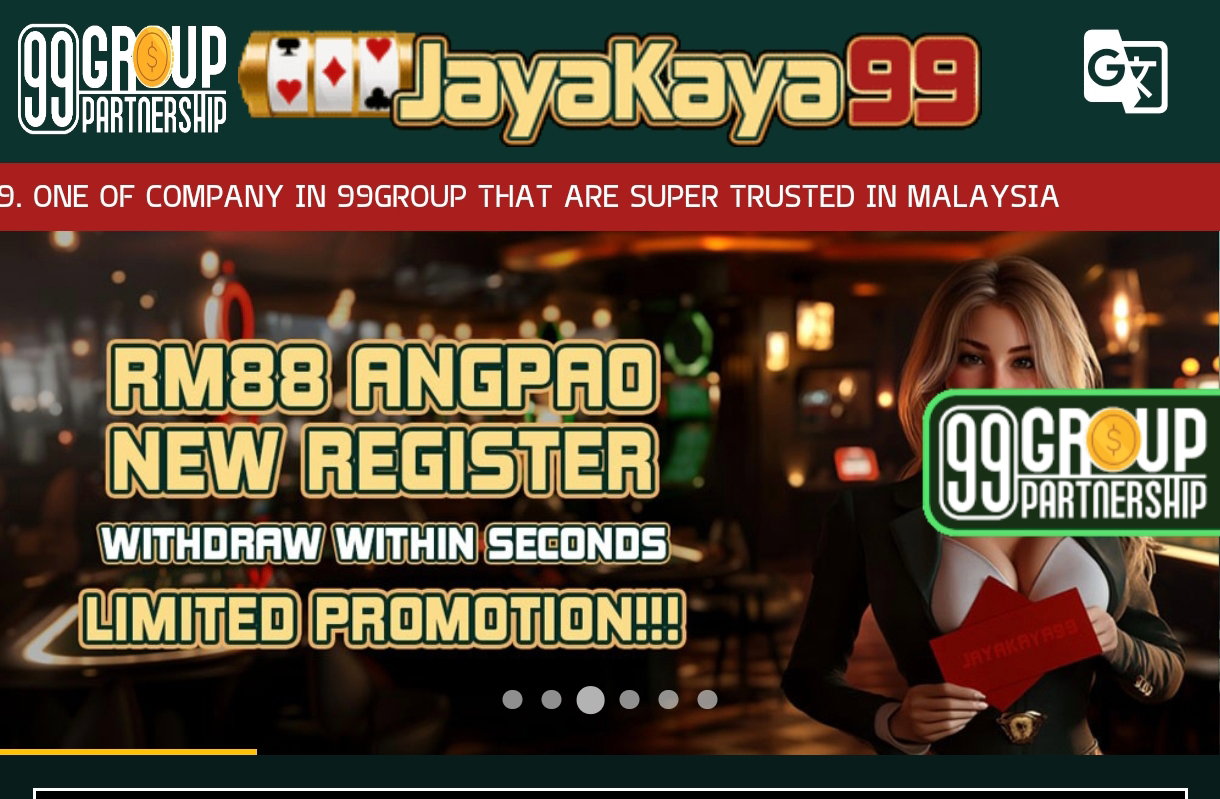 Jayakaya99 | New Register Free Credit RM99 | 100% Trusted
