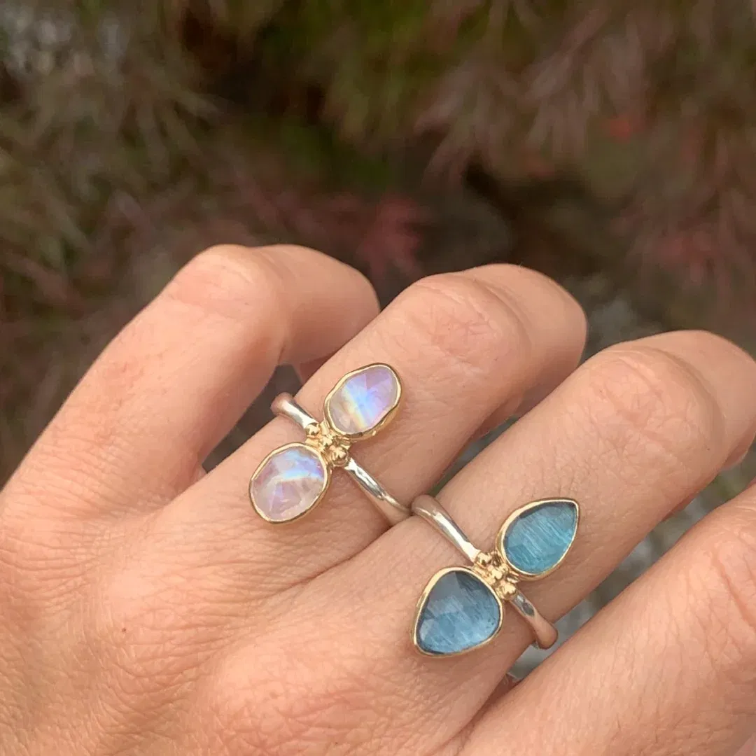 Celebrate love in your own way with handmade unique gemstone rings 