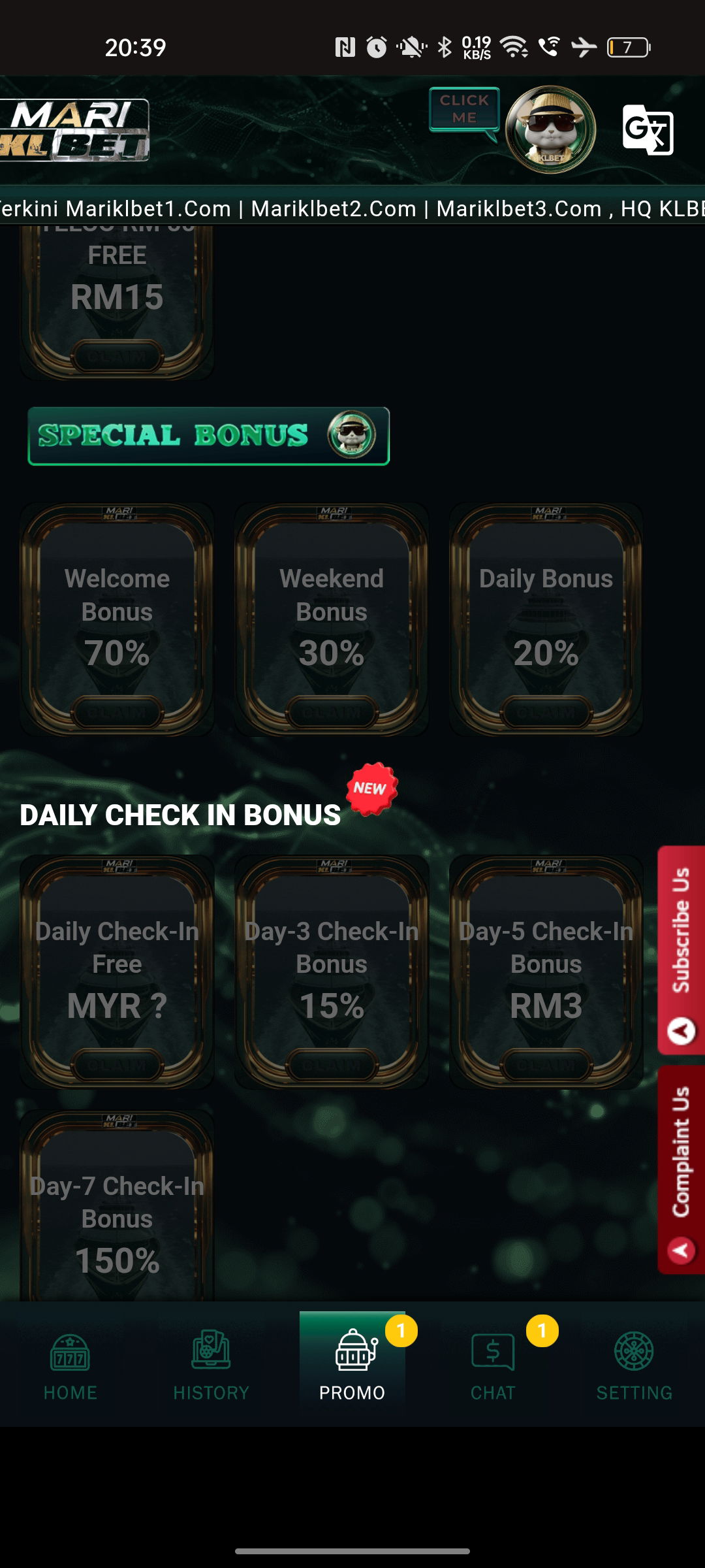 MARIKLBET |&#xA0;Trusted&#xA0;Online&#xA0;Casino&#xA0;Malaysia | 365 Free Credit &#xA0;|&#xA0;Slot&#xA0;Game&#xA0;|&#xA0;Live&#xA0;Casino | SportBook | Lottery 