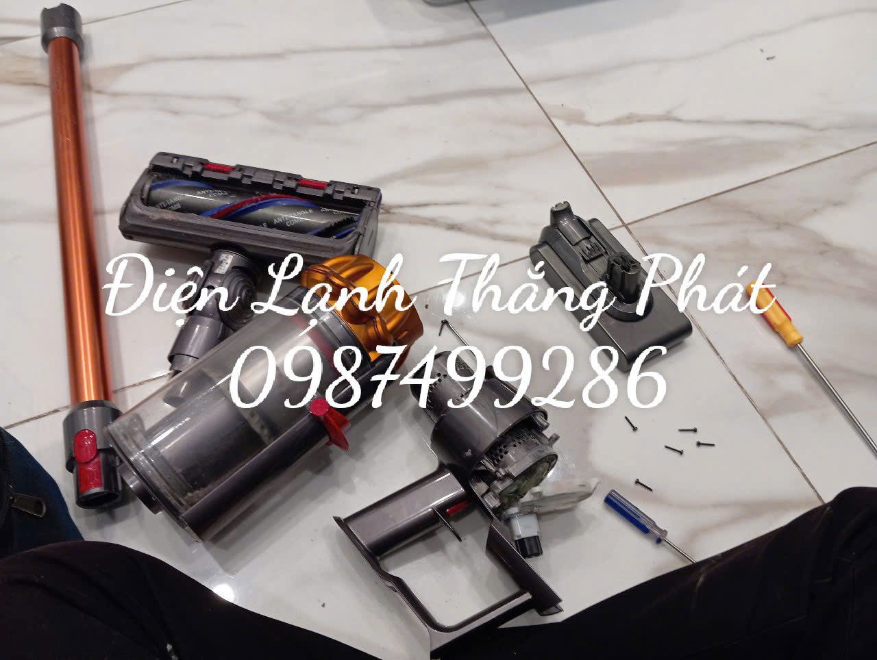 Cách sửa máy hút bụi Dyson tự ngắt - Điện Lạnh Thắng Phát