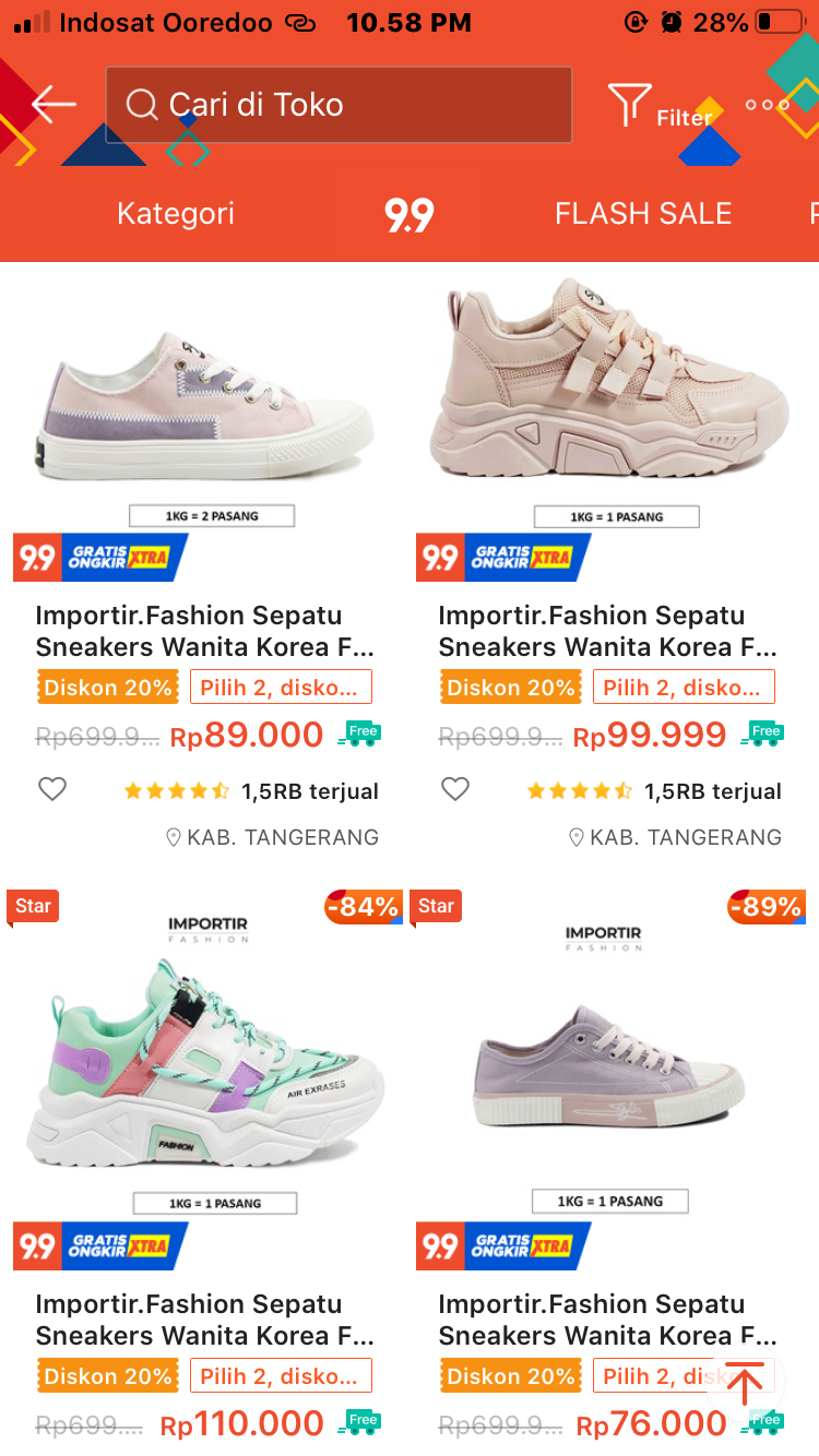 07.  Toko Sneakers Korea Murah