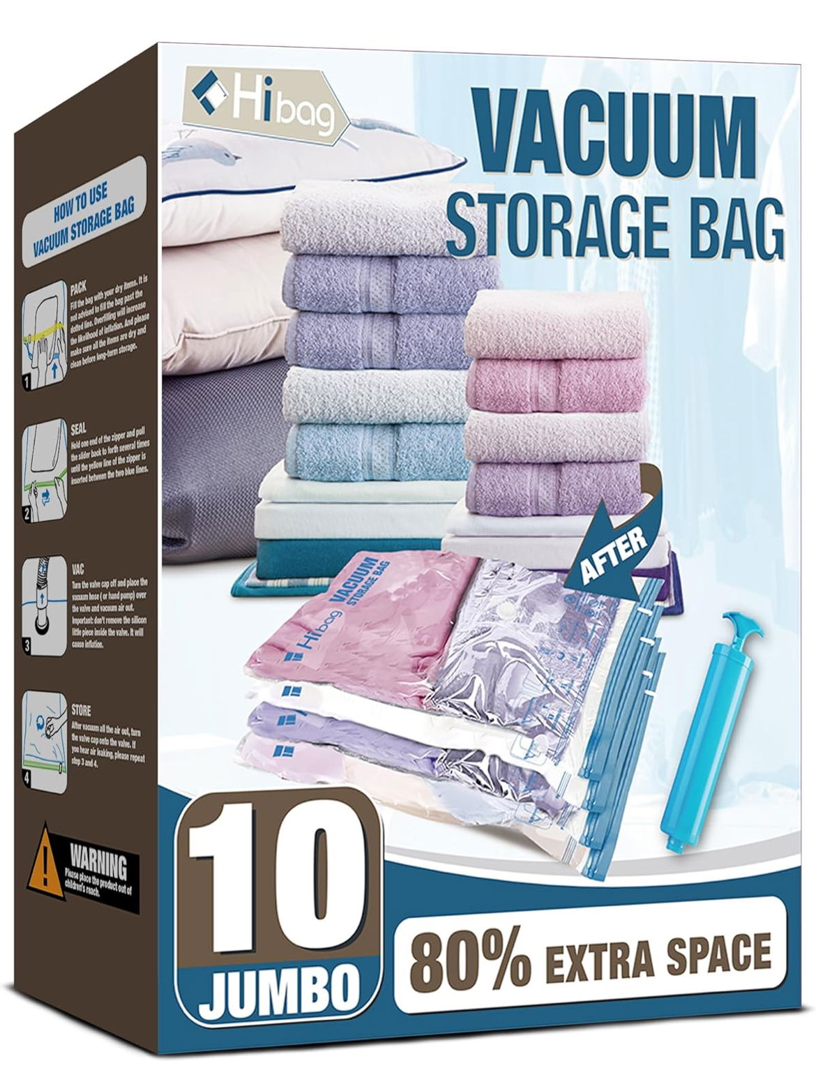 Vacuum Storage Bags - $17.99