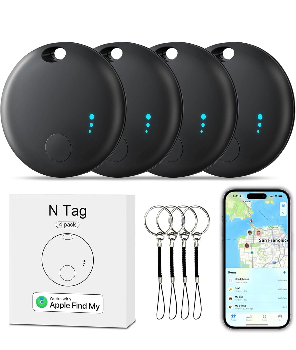 Tracker Tags for IOS (4pk) - $19.99