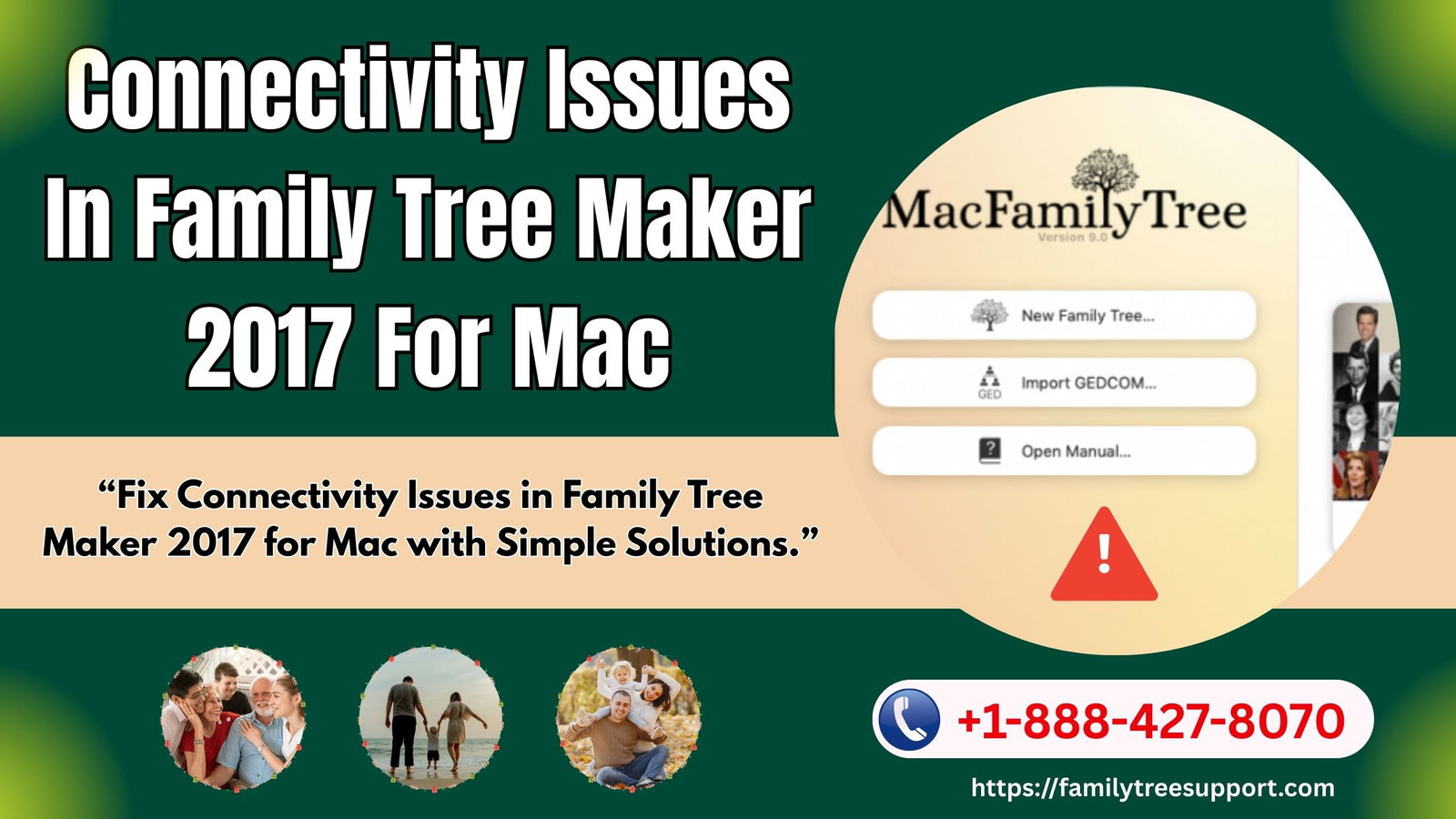 Connectivity Issues in Family Tree Maker 2017 for Mac