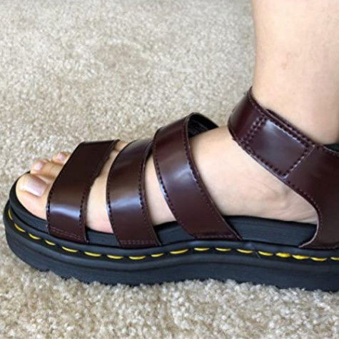 Dr. Martens Women's Vegan Blaire Cambridge Fisherman Sandal  