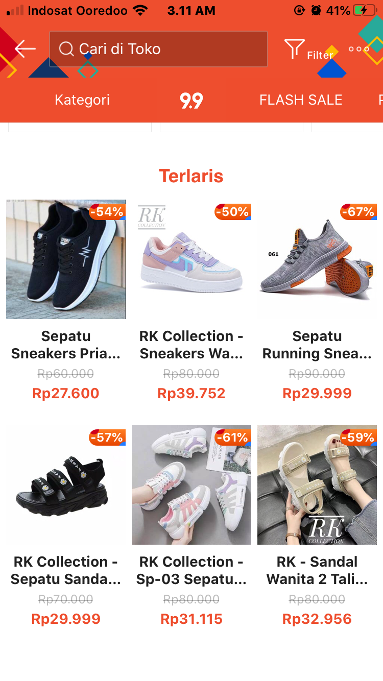 30. Toko Sneakers Under 50k