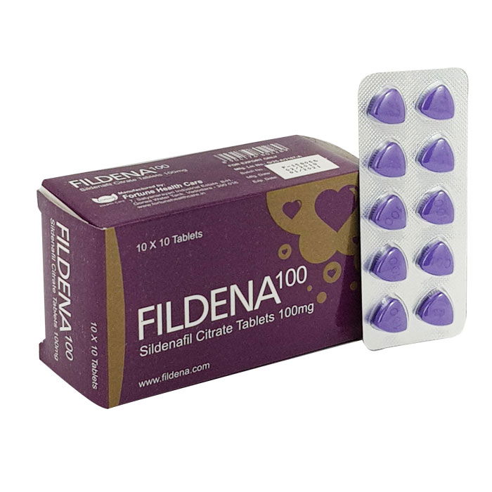Fildena 100 MG Purple Pills - Uses, Dosage, Price and Safety