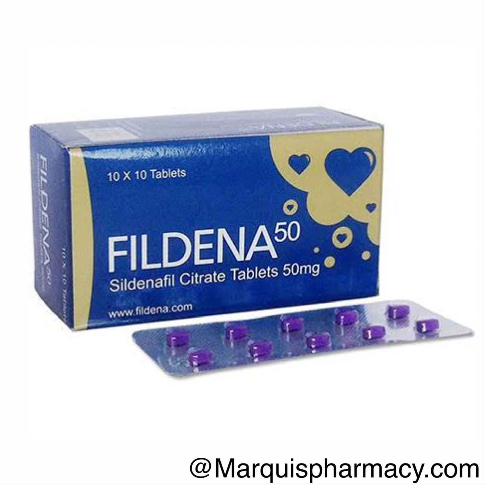 Buy Fildena 50 Mg [Sildenafil] | Best Offers | Powerful Pill