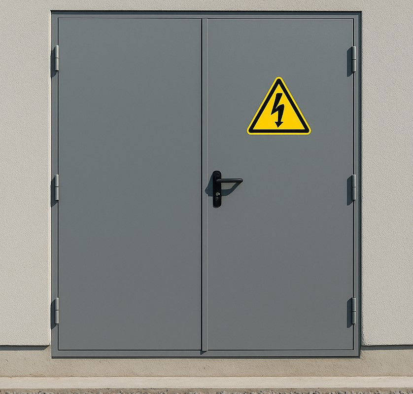 drzwi stalowe do TRAFO 