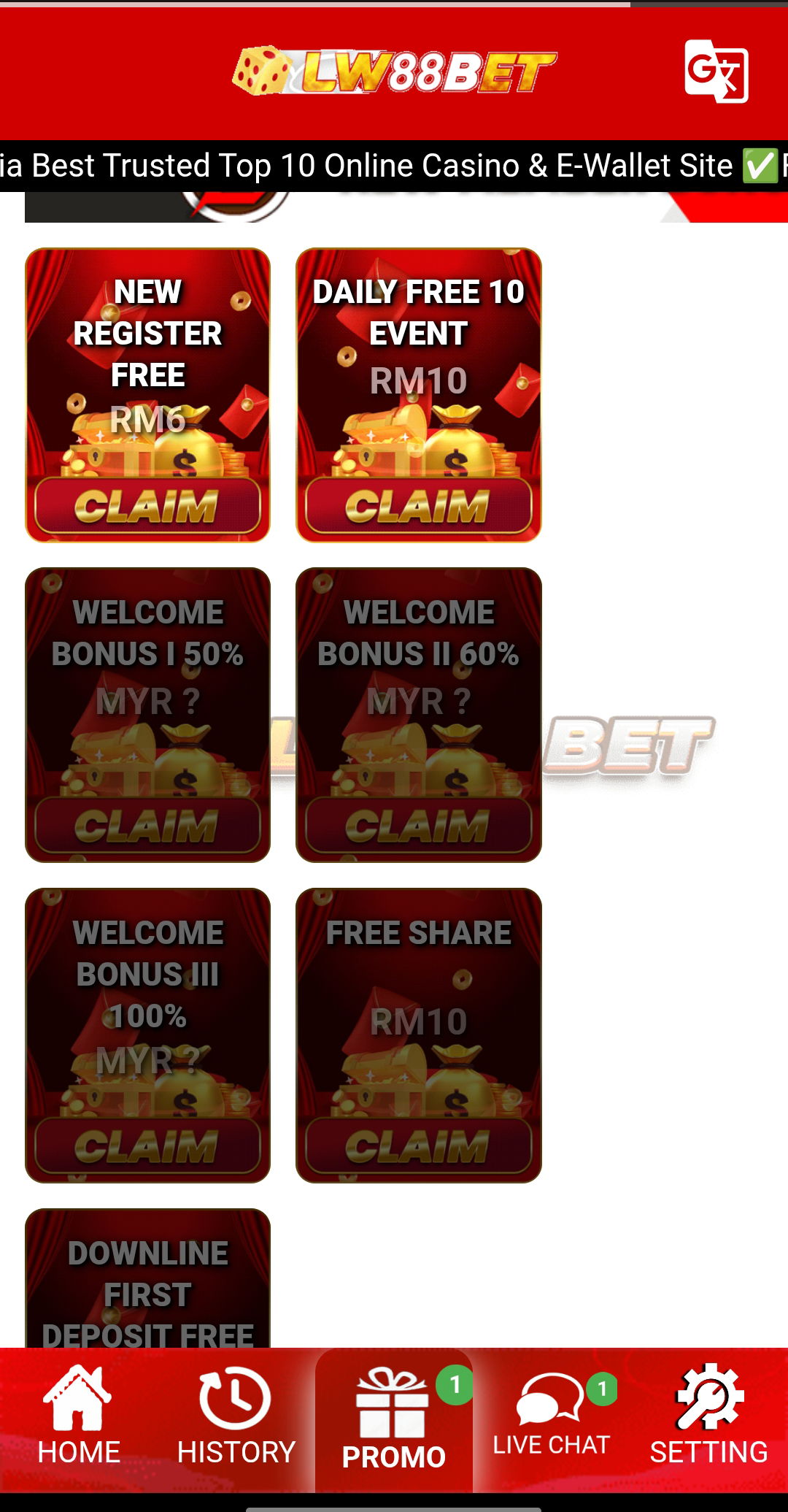 LW88BET | Most Trusted Online Casino Malaysia To WIN