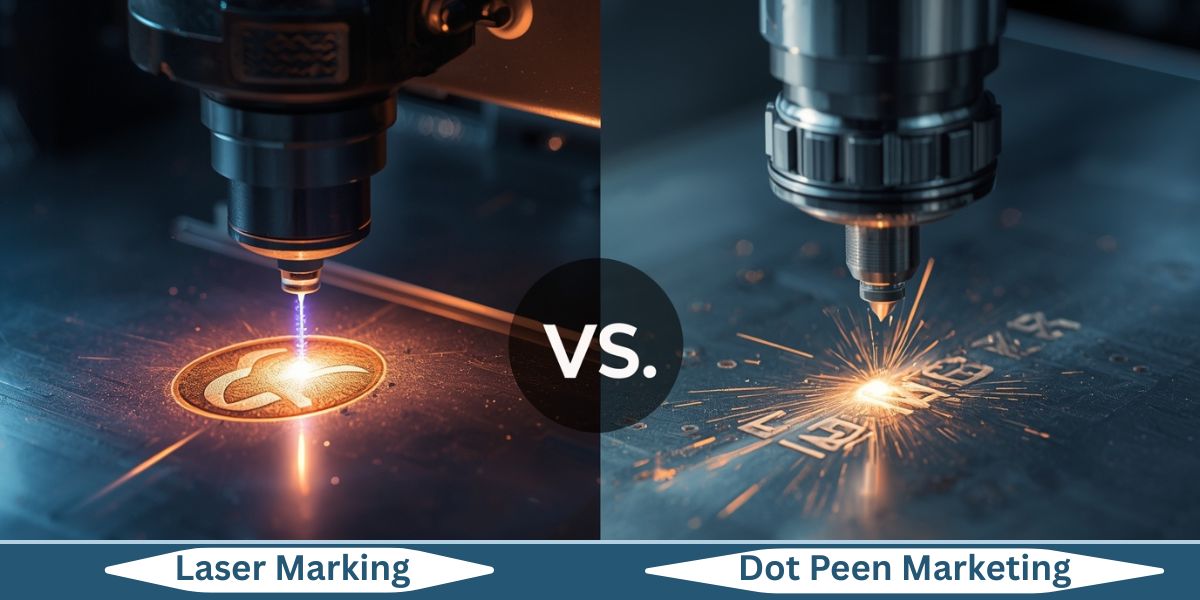 What is the Difference Between Laser Marking and Dot Peen Marking?