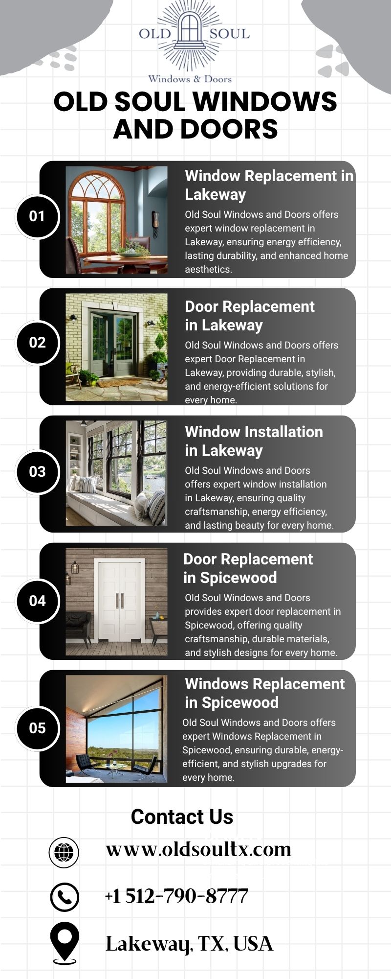 Old Soul Windows and Doors Offers Elegant Windows Replacement in Spicewood