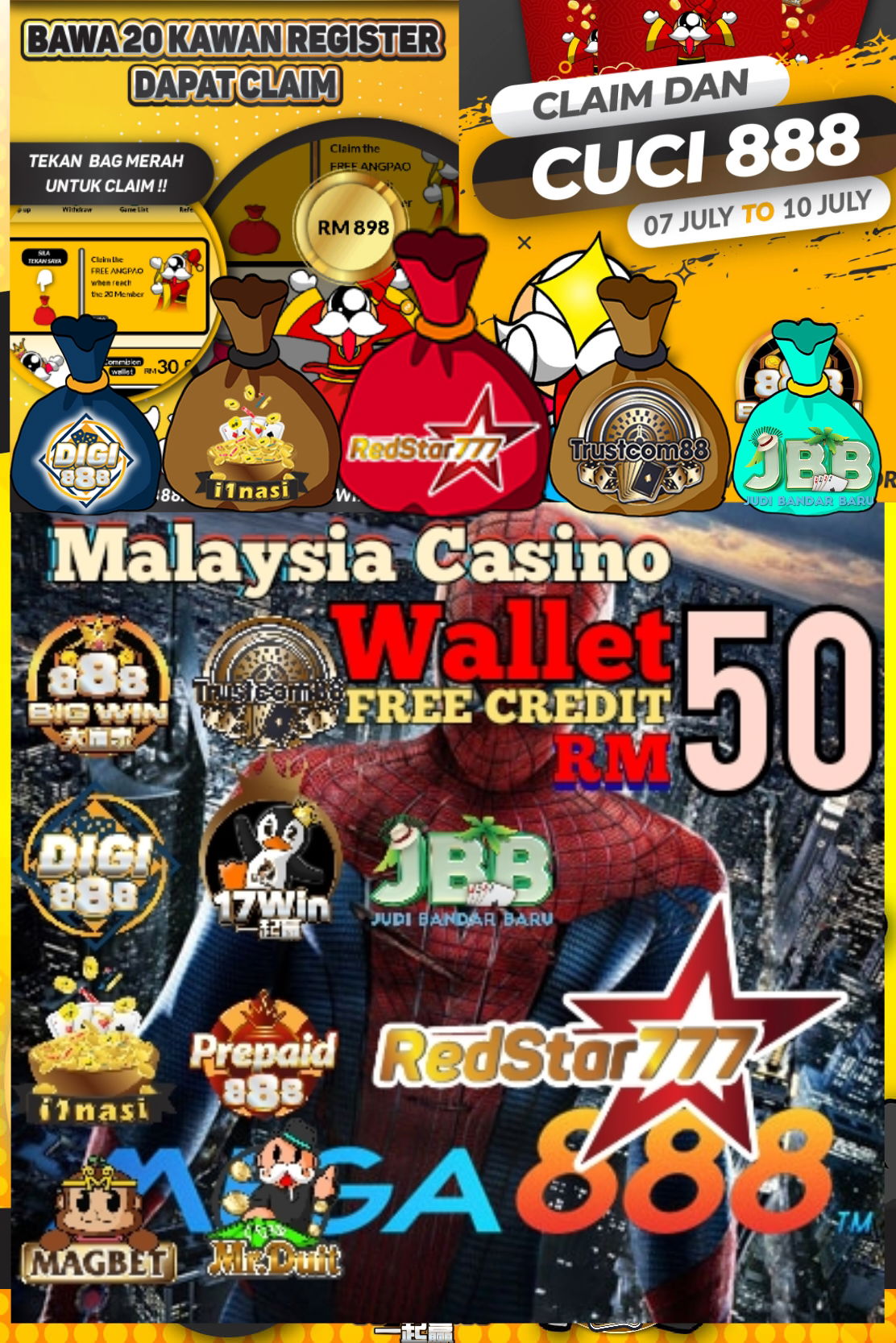 🇲🇾 Free Credit Tanpa Deposit