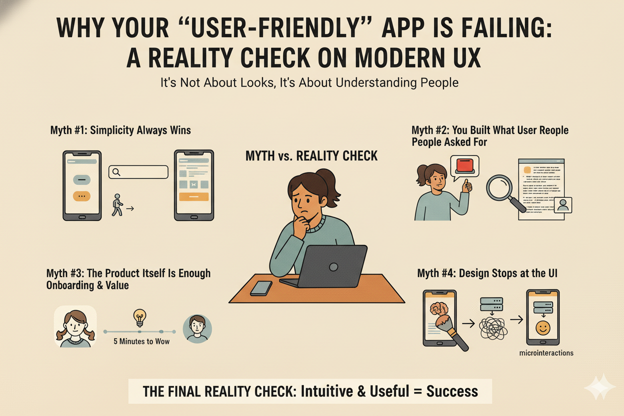 Why Your "User-Friendly" App is Failing: A Reality Check on Modern UX