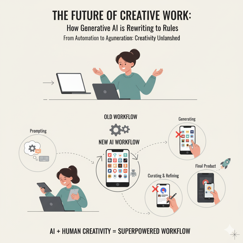 The Future of Creative Work: A Look at How Generative AI is Rewriting the Rules - TheOmniBuzz