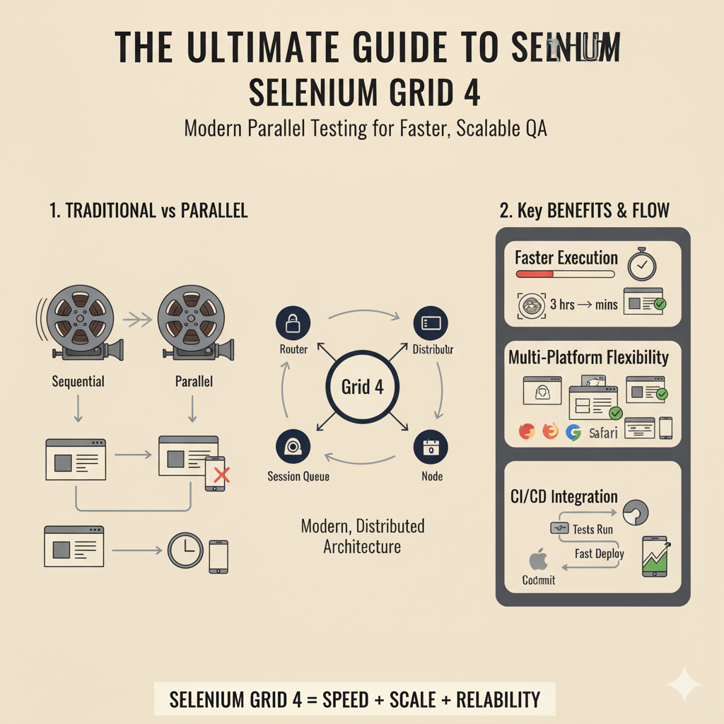 The Ultimate Guide to Selenium Grid 4 for Parallel Testing