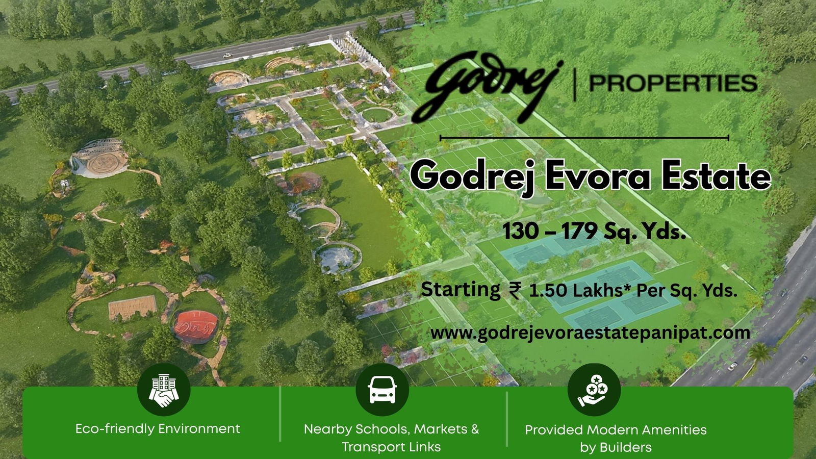 Godrej Evora Estate Panipat - Residential Plots