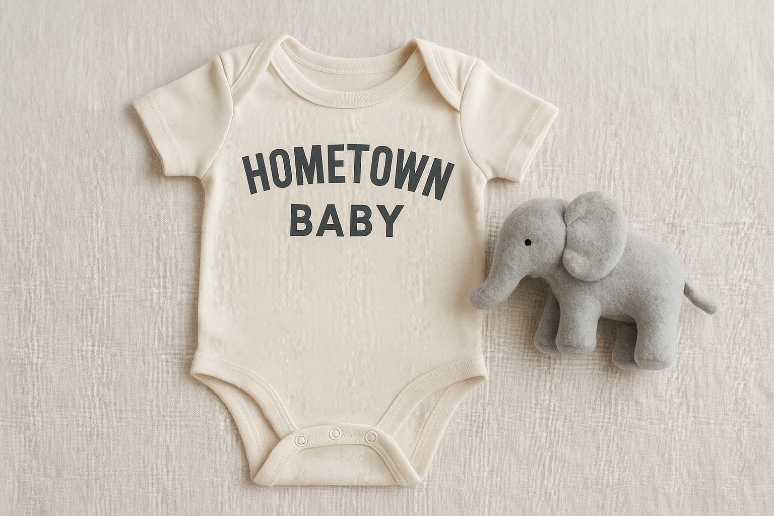  Unique Hometown Onesies for Baby Showers & New Parents
