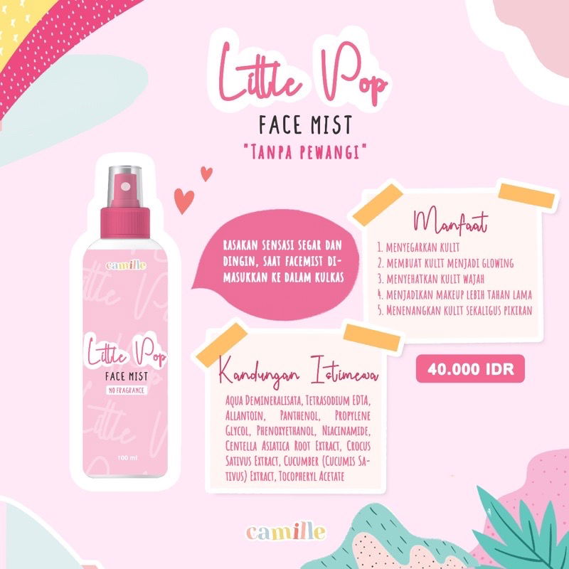 29 - Little Pop face mist by Camille
