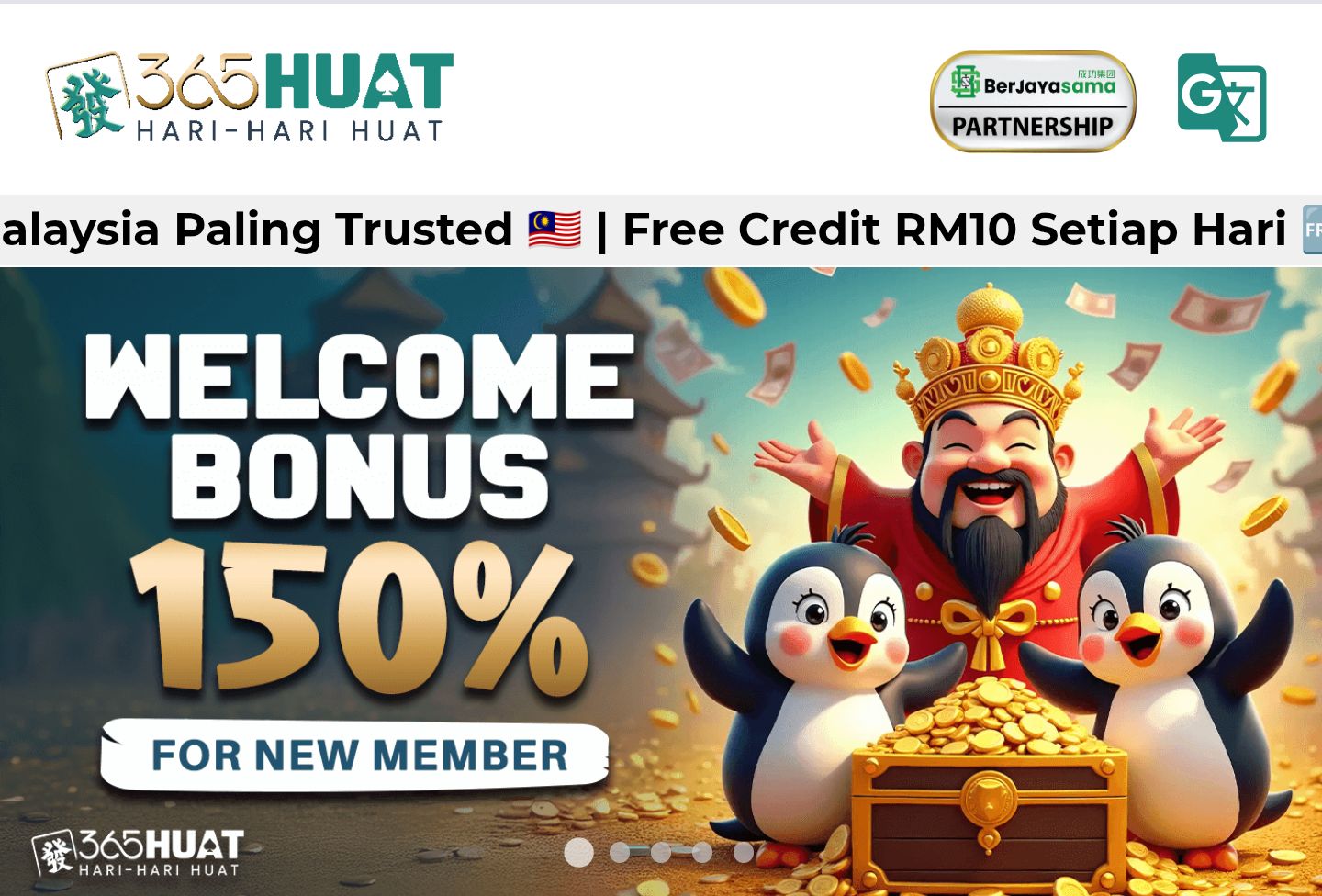 Trusted👍🏻✨365HUAT✨ 🔥Free Register RM5 & 365 Free Credit 🔥