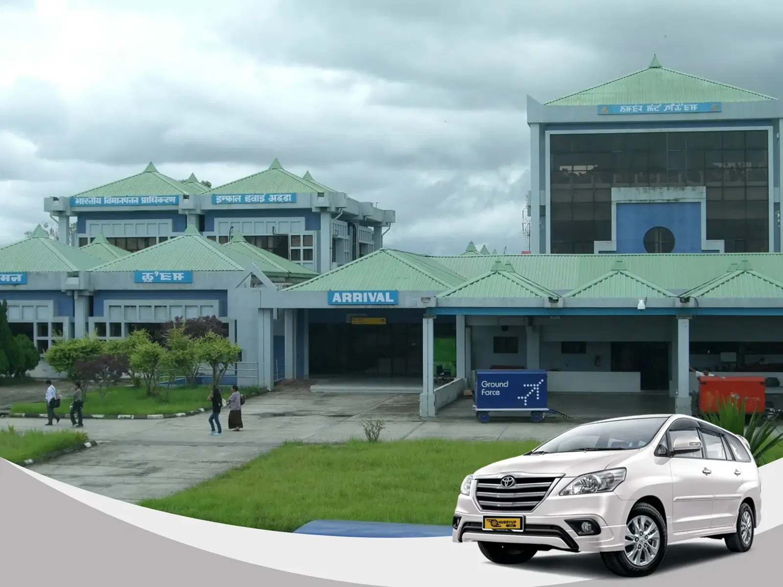 24×7 Imphal Airport Taxi – HurryUp Cabs
