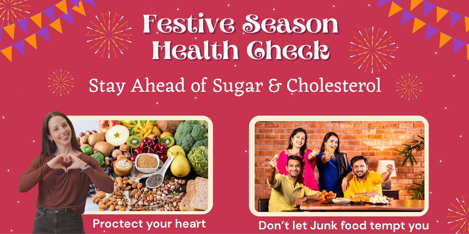 Festive Season Health Check: Stay Ahead of Sugar & Cholesterol