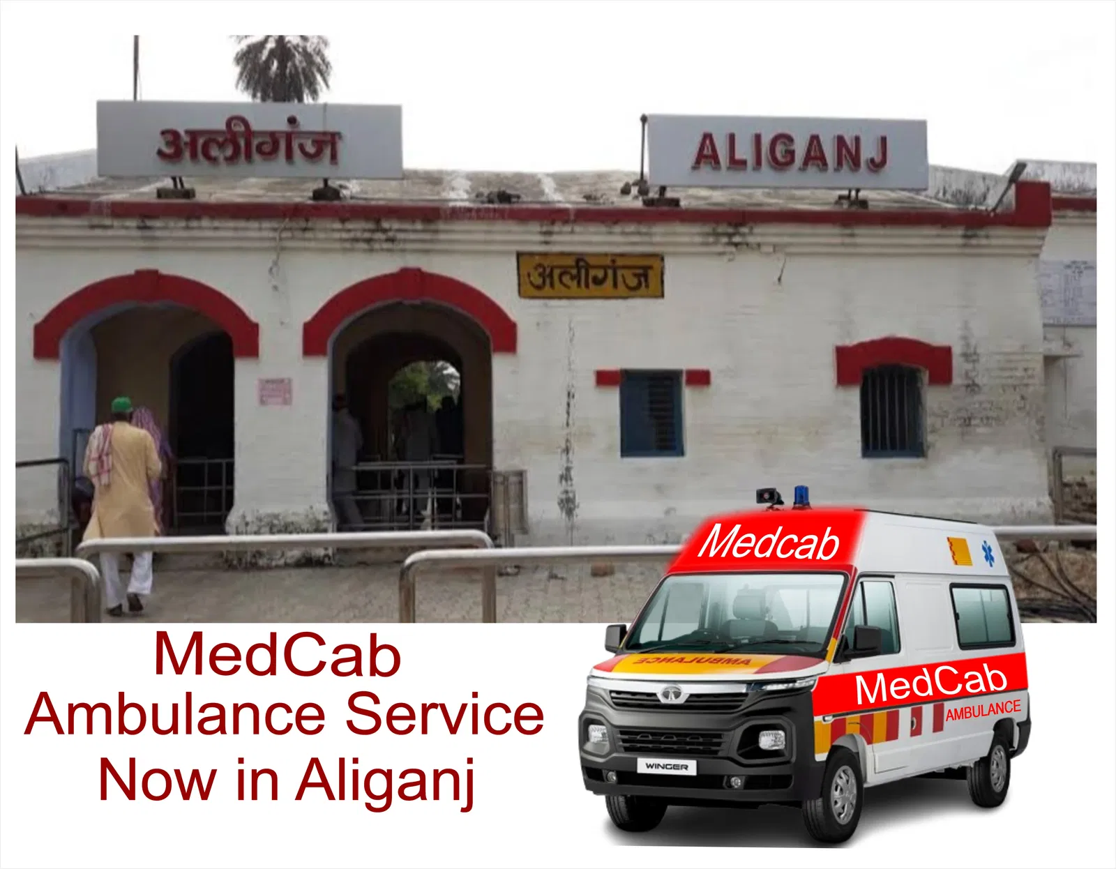 Ambulance Service in Aliganj Lucknow – Fast & Reliable Emergency Support | MedCab