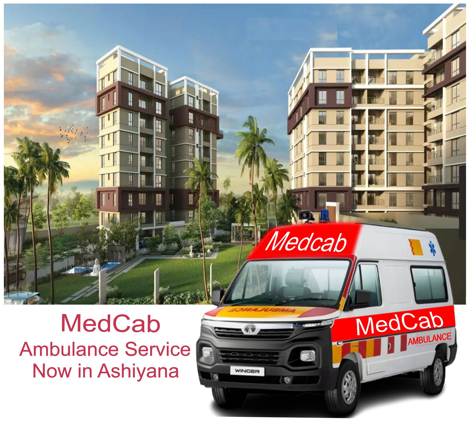 Ambulance Service in Ashiyana Lucknow – Fast & Reliable Emergency Support | MedCab