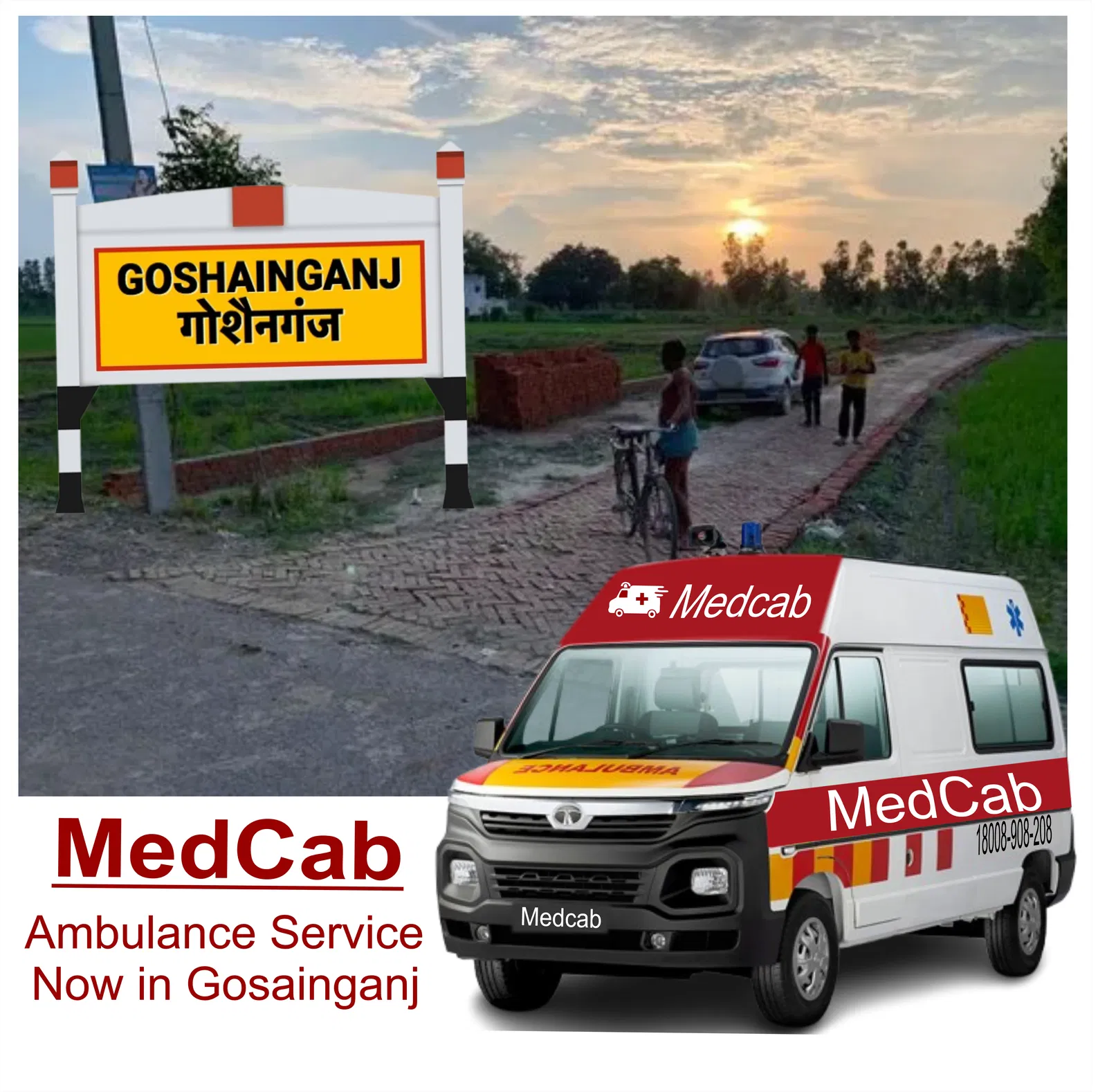 Ambulance Services in Gosainganj, Lucknow