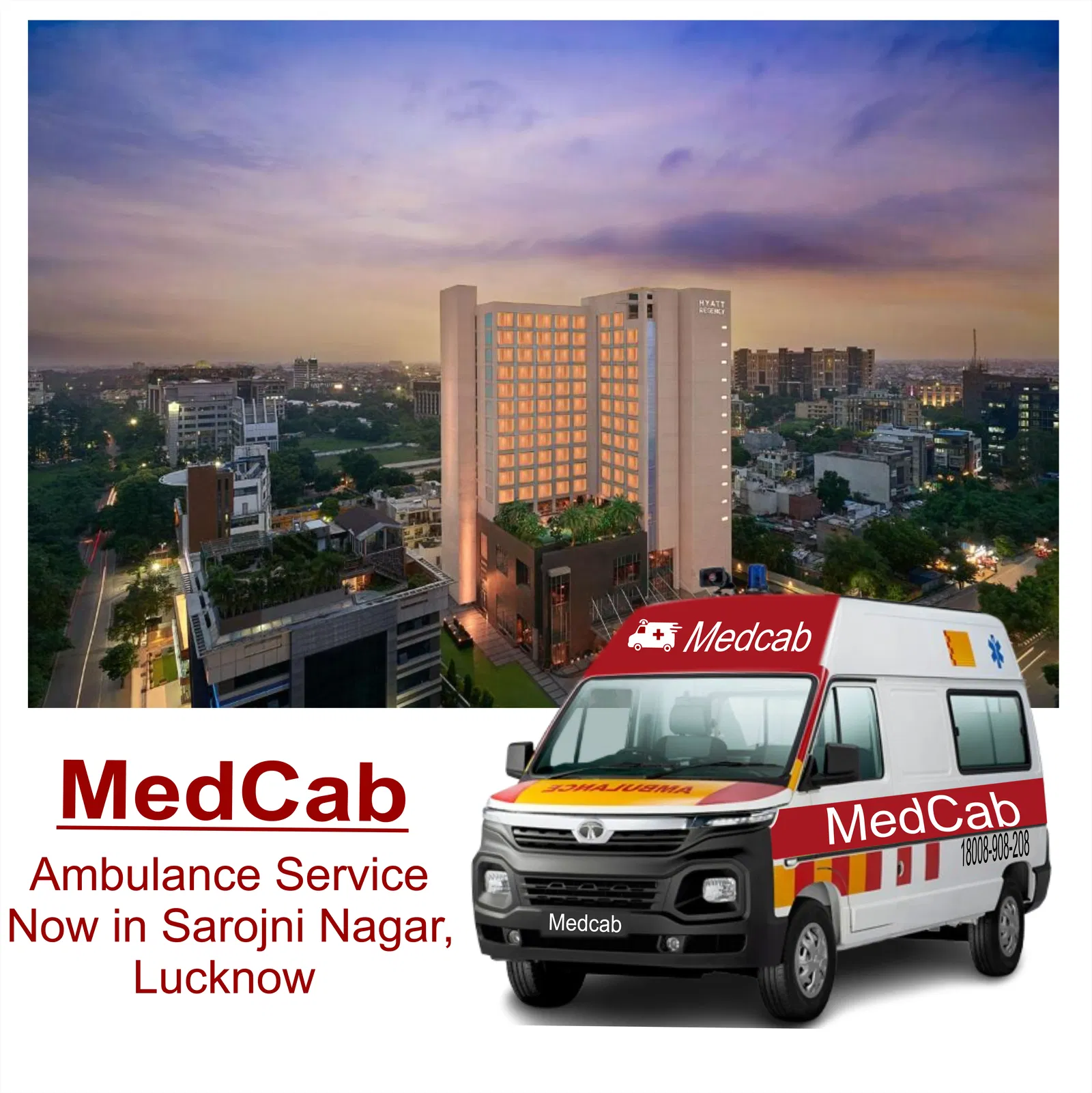Ambulance Services in Sarojini Nagar, Lucknow