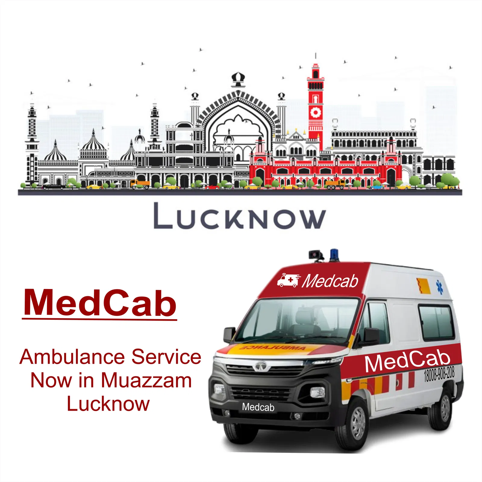 Ambulance Services in Muazzam Nagar, Lucknow