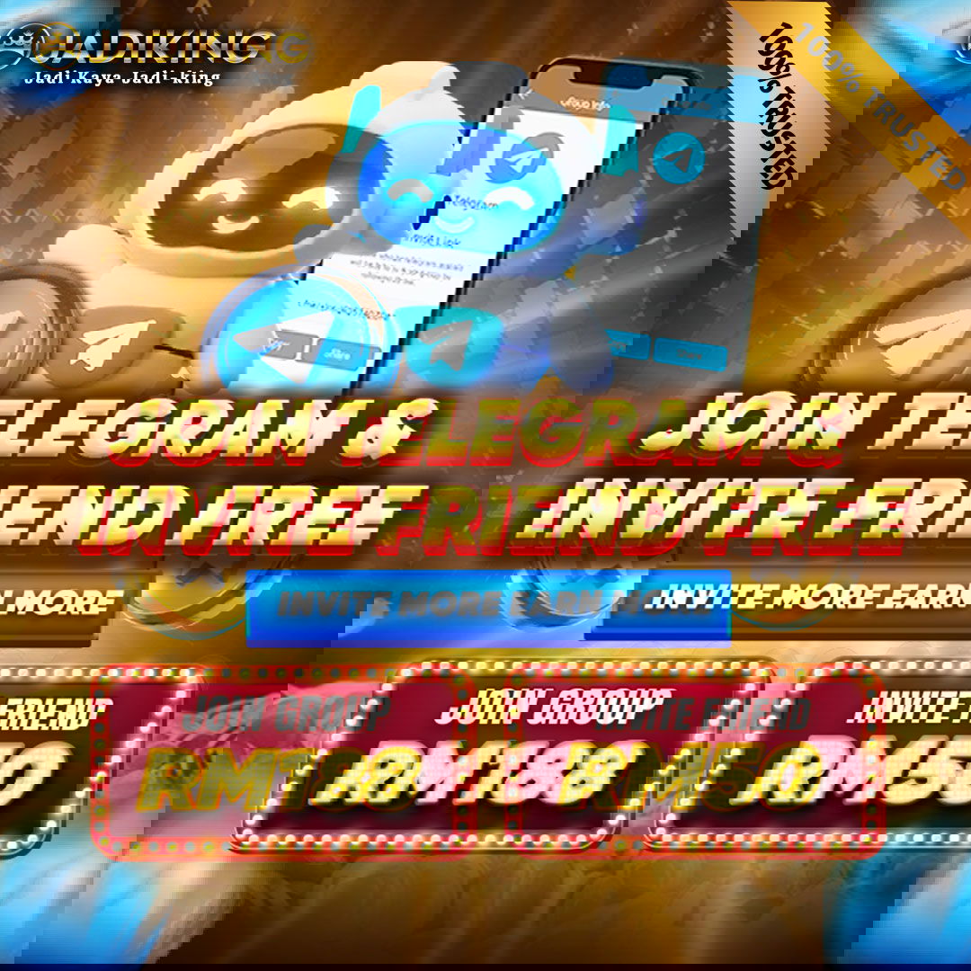 JOIN JADIKING GROUP 💵 Link Free Credit RM100 💵 Join Telegram Group Free RM188 RM158 🆓 Trusted Slot Malaysia Casino Platform To Win