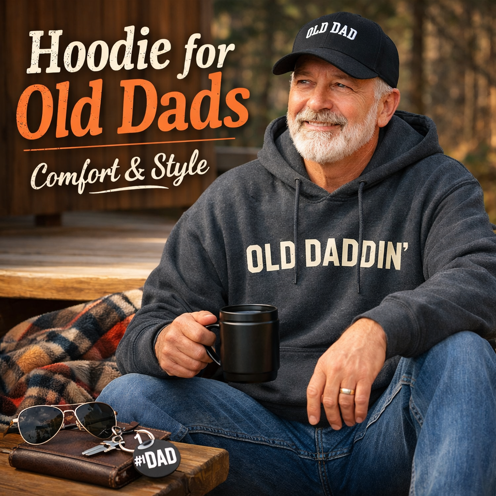 Hoodie for Old Dads: Embrace Comfort and Style with Old Daddin’