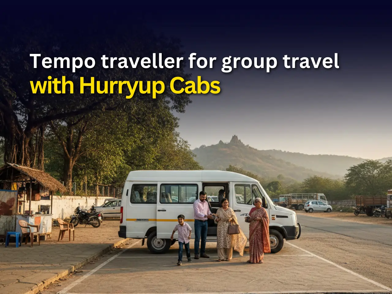 Hire Affordable Tempo Traveller on Rent for Group Travel With HurryUp