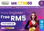 🆕✨MR ATM88✨ 🔥Free Register Credit RM5 & Welcome Bonus 100%🔥