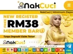 🆕✨NAKCUCI✨ 🔥Free Register Credit  RM38 & Welcome Bonus 70%🔥