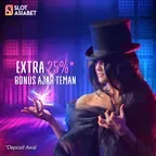 ☞ Mega Bonus Deposit Rp 25.000 & 25%