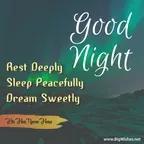 Beautiful Good Night Sweet Dreams Wishes Card | Big Wishes